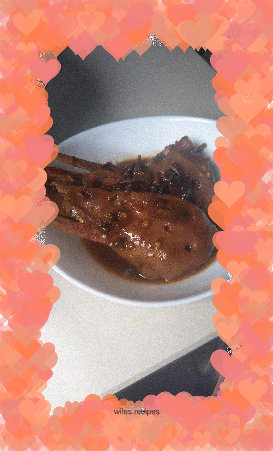Spicy duck head