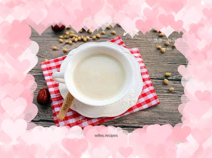 Oatmeal, red date and beauty soy milk