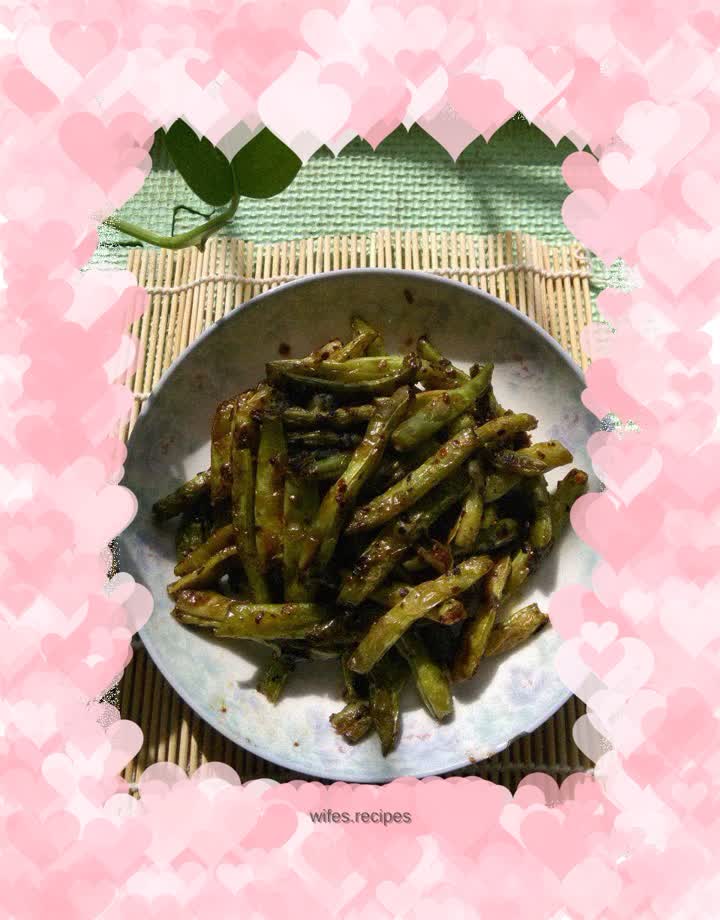 Stir-fried green beans
