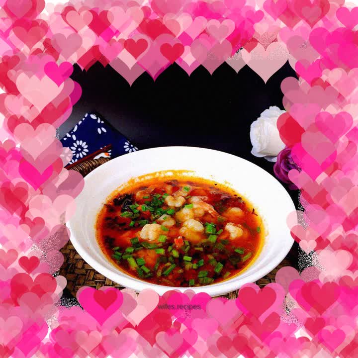 Boiled butterfly shrimp