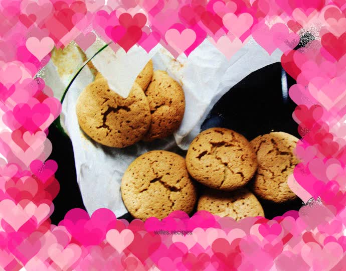 Four different things--coffee sugar cookies--failed macarons