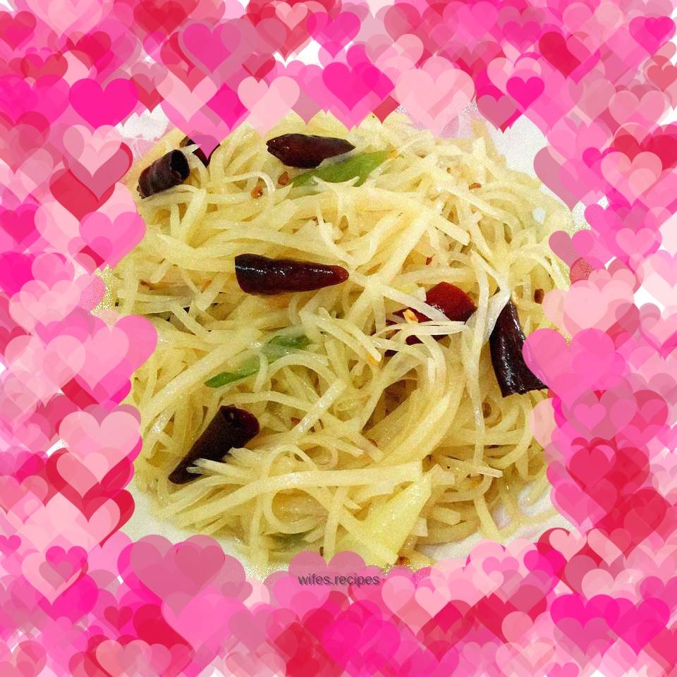 Hot and sour potato shreds