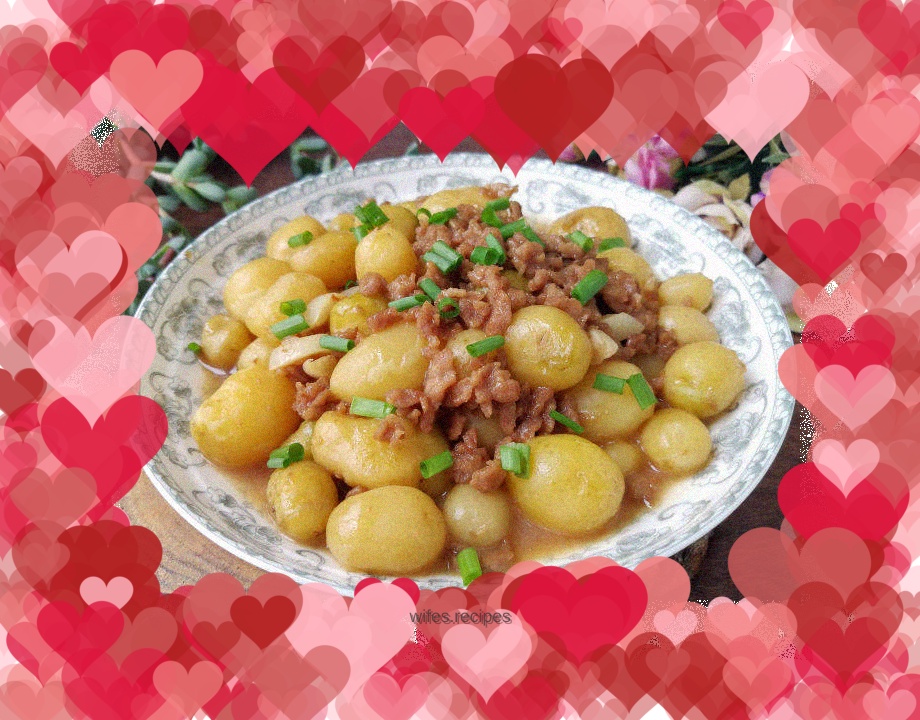 Minced Pork and Baby Potatoes