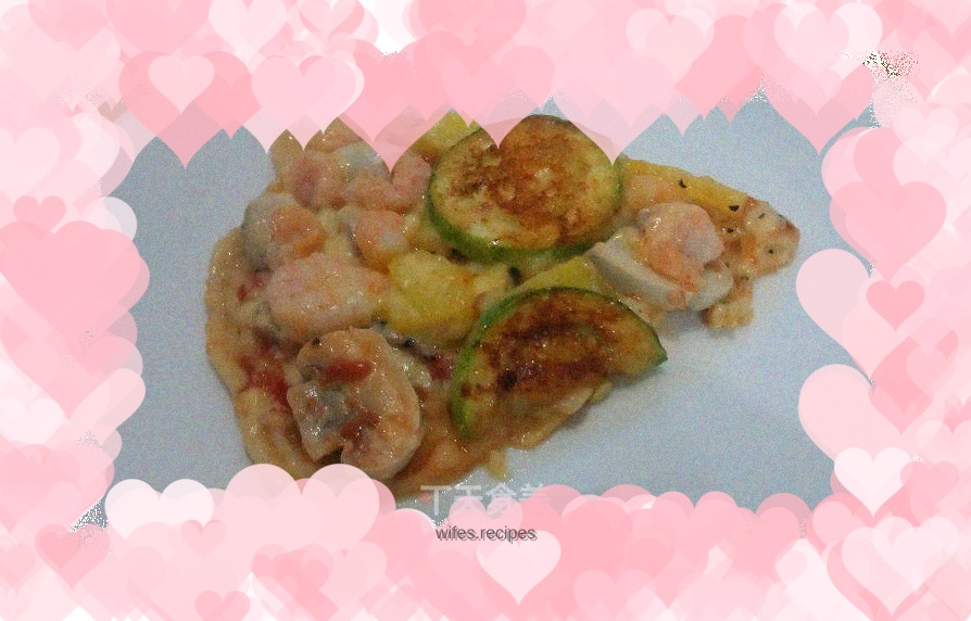 Pineapple Shrimp Pizza
