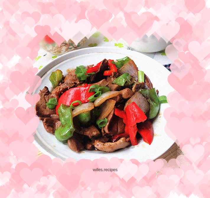 Fried Pork Liver with Chili Pepper