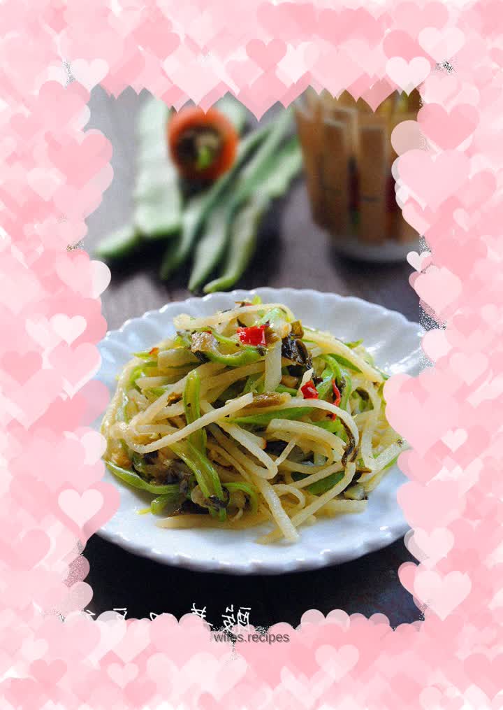 Sauerkraut and Double Bean Shreds