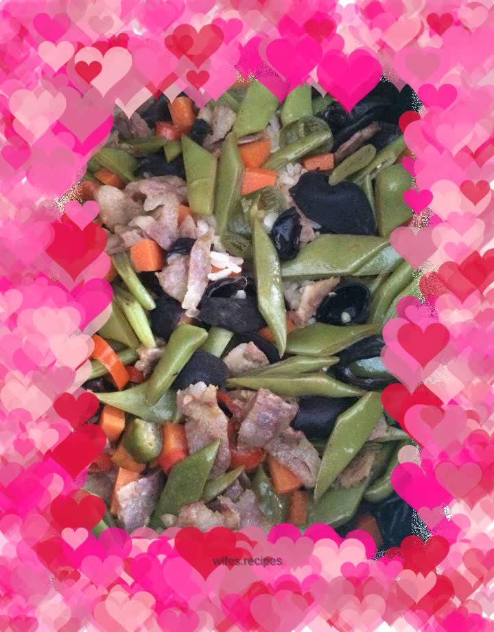 Improved version of bacon rice