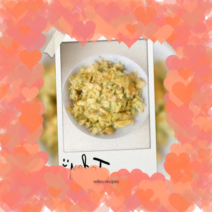 Sophora japonica scrambled eggs