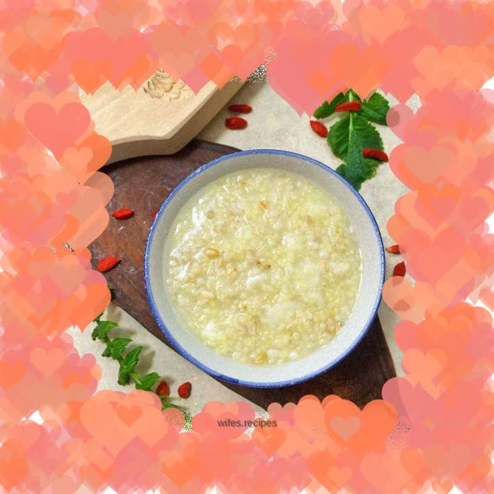 Oatmeal and millet porridge