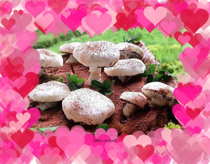 Meringue Mushrooms