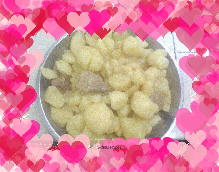 Boiled potatoes