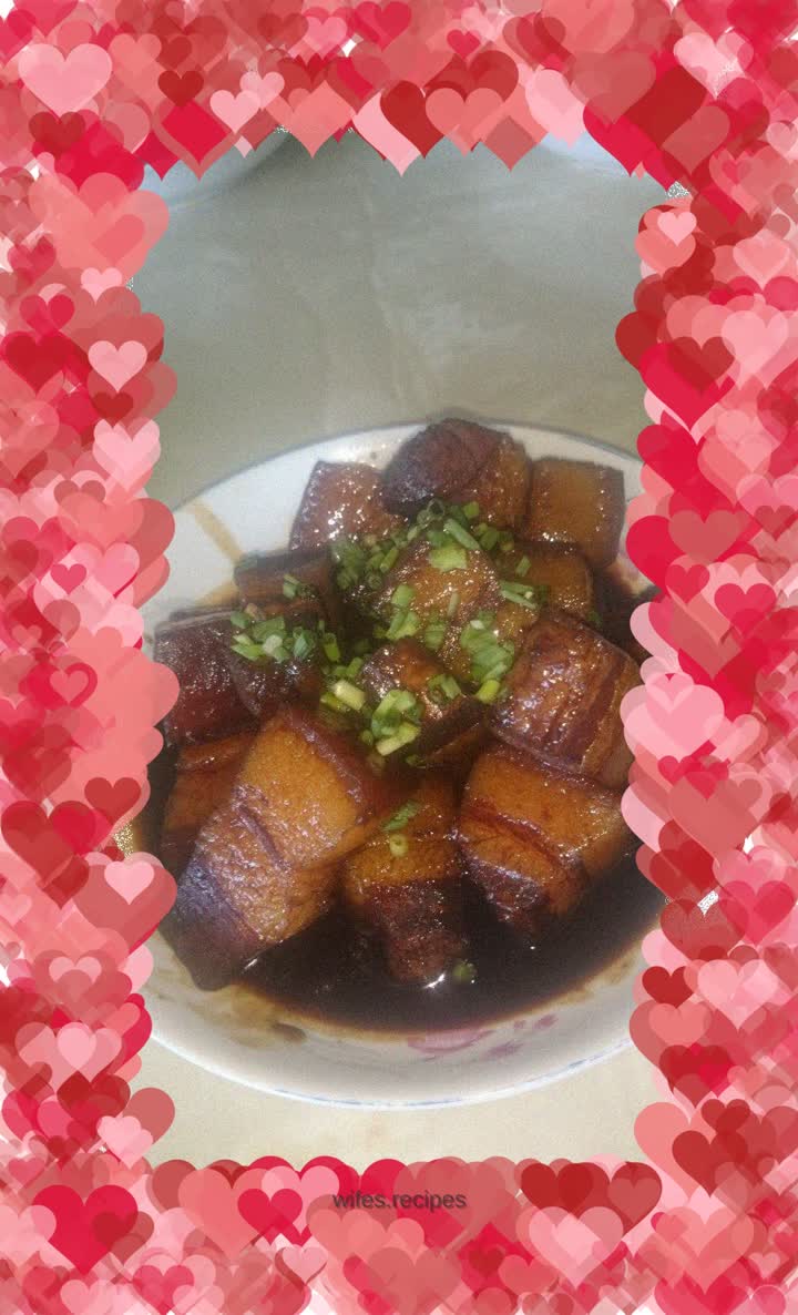 Simple version of braised pork