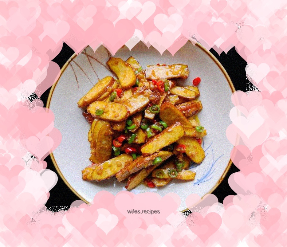 Stir-fried dried tofu