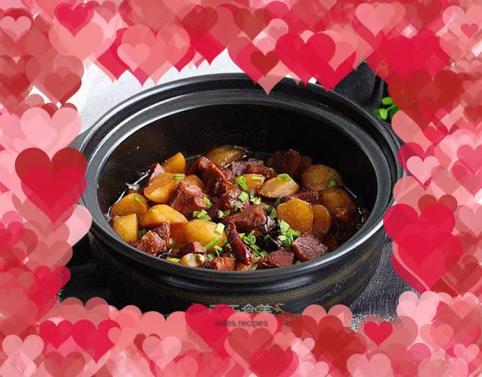 Beef stew with white radish