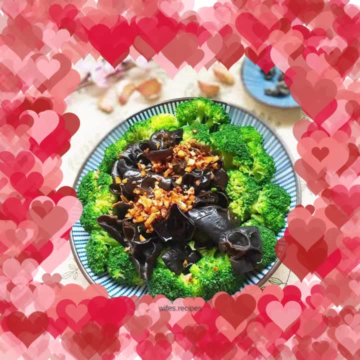 【Shandong】Garlic broccoli mixed with fungus