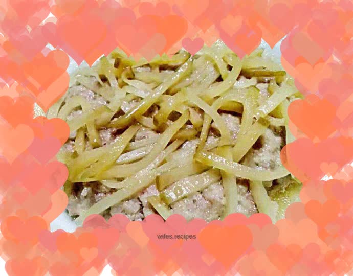 Steamed Pork Patties with First Vegetables