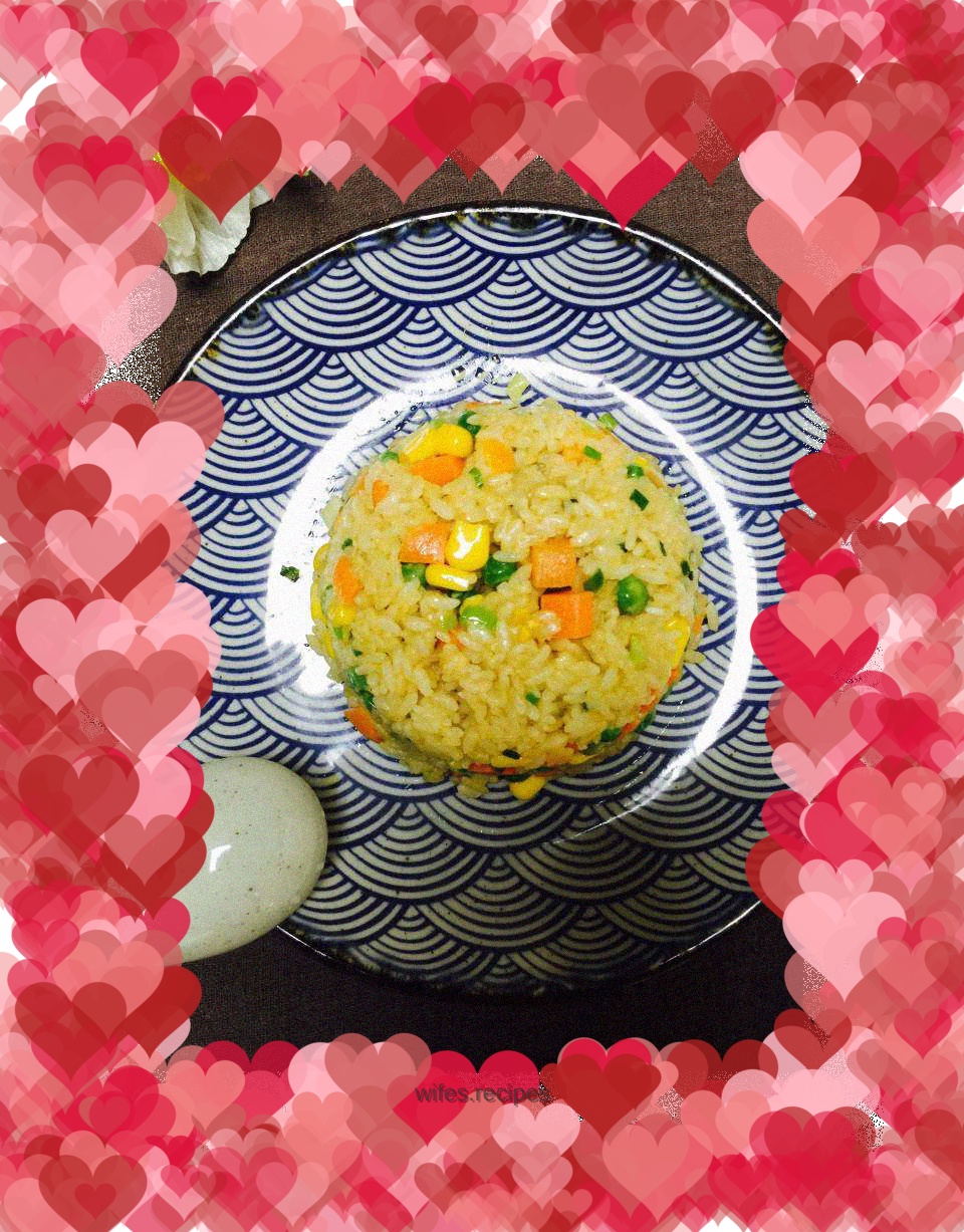 Salted egg yolk fried rice