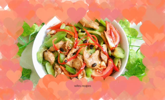 Stir-fried pork slices with bitter melon