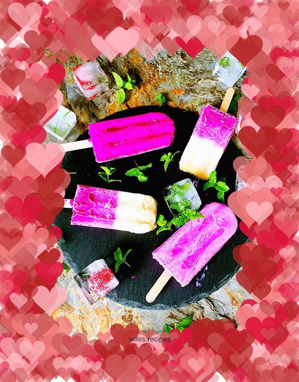 Dragon fruit yogurt ice cream