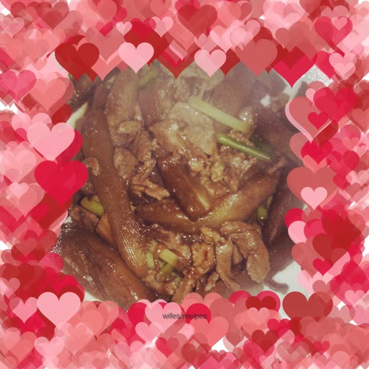 Stir-fried lean eggplant and melon meat