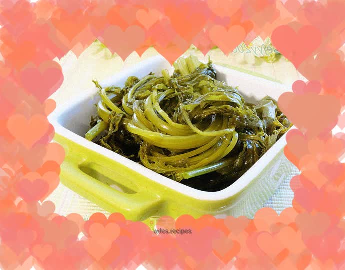 Pickled mustard mustard