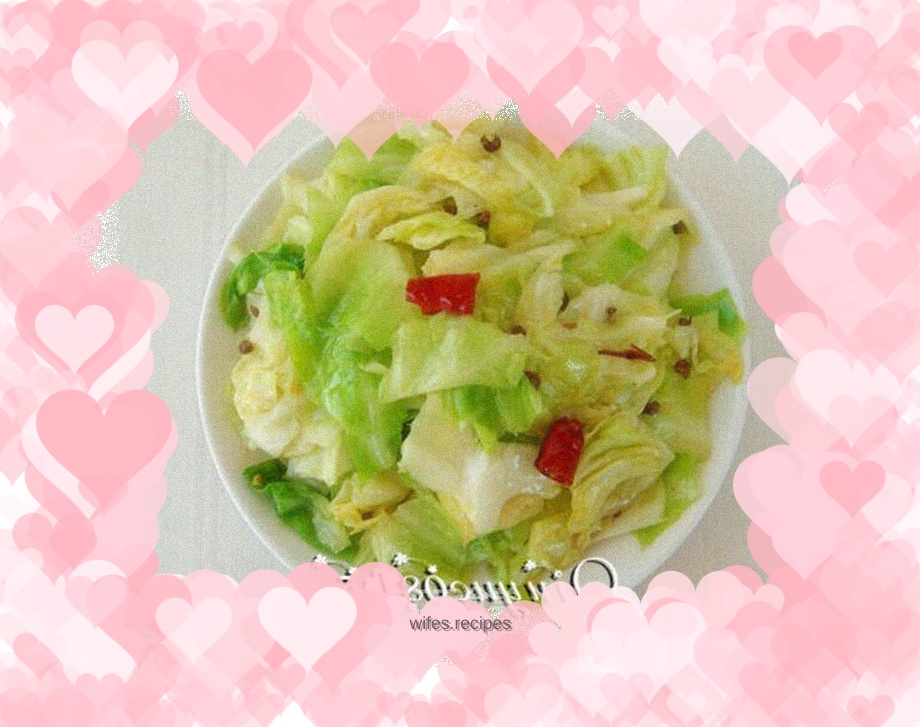 Stir-fried cabbage