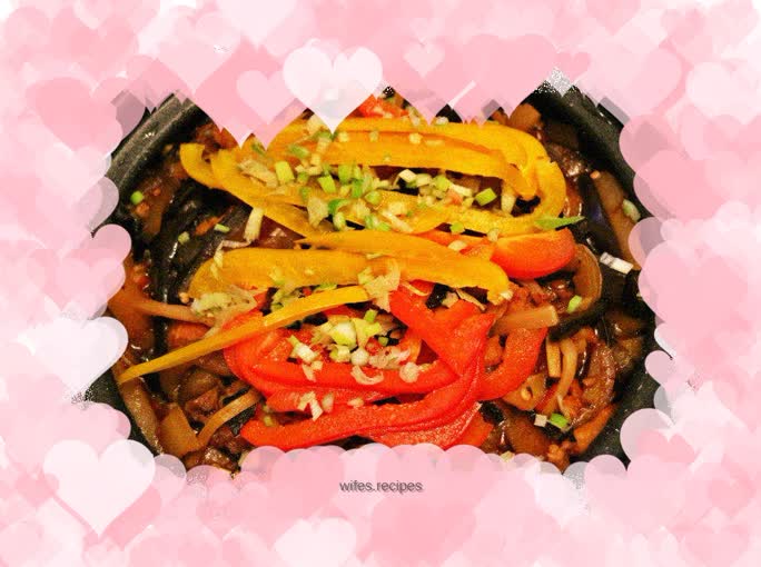 Tagine pot with pork fat and fish flavored potatoes