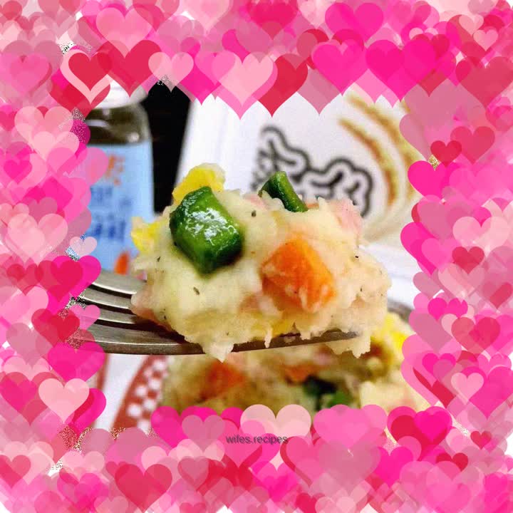 Guoguo Mom’s Food ❤【Cactus Mashed Potatoes】