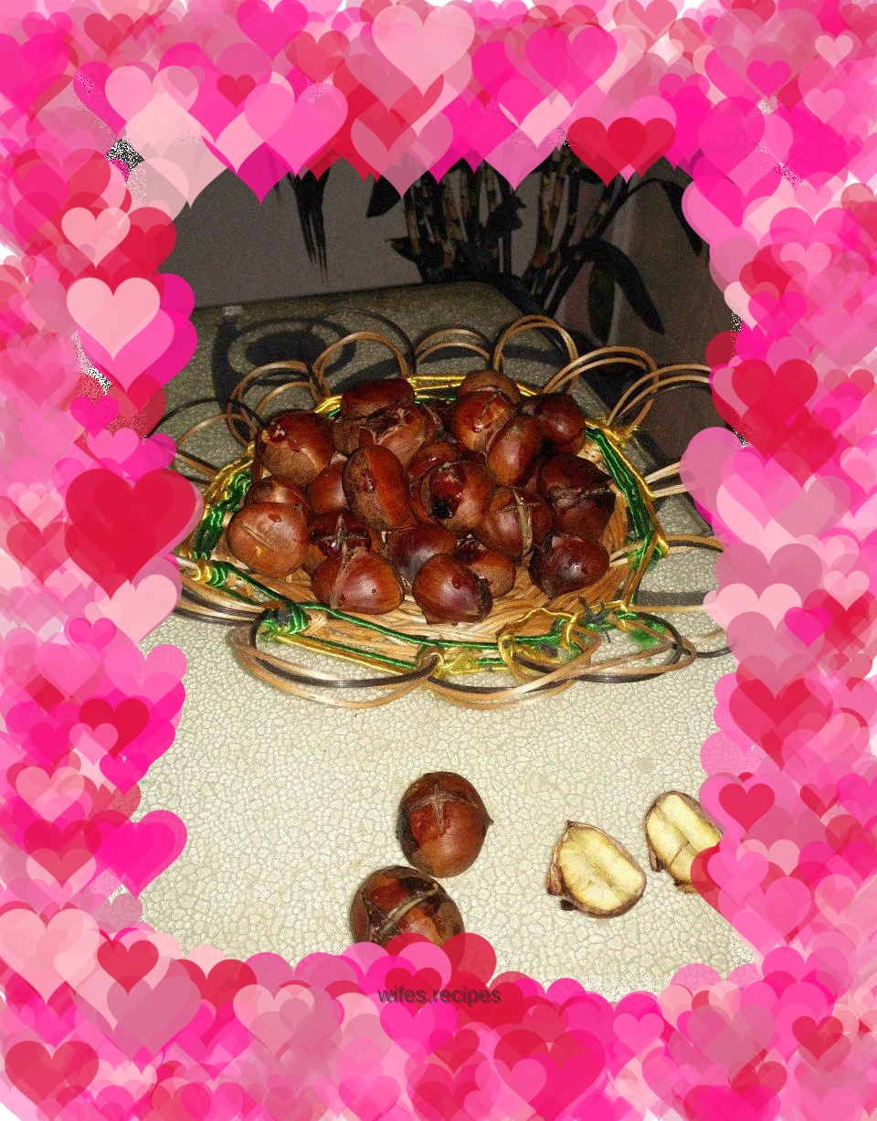 Internet celebrity roasted chestnuts with sugar