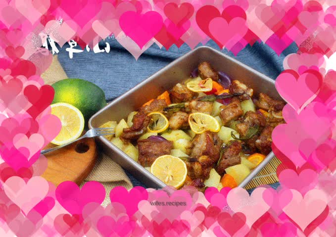 Grilled Pork Ribs with Mixed Vegetables