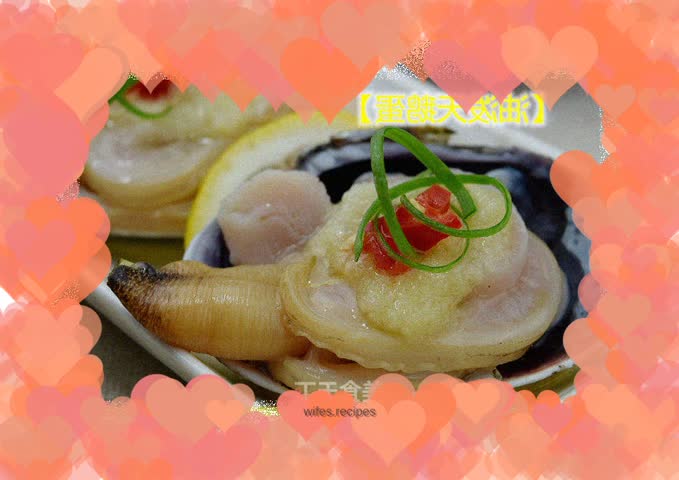 Oil-splashed swan eggs