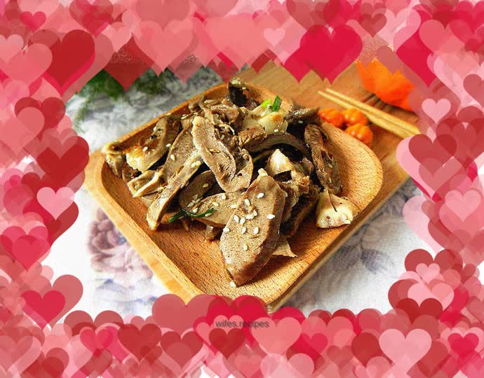 Grilled Lamb Heart Slices