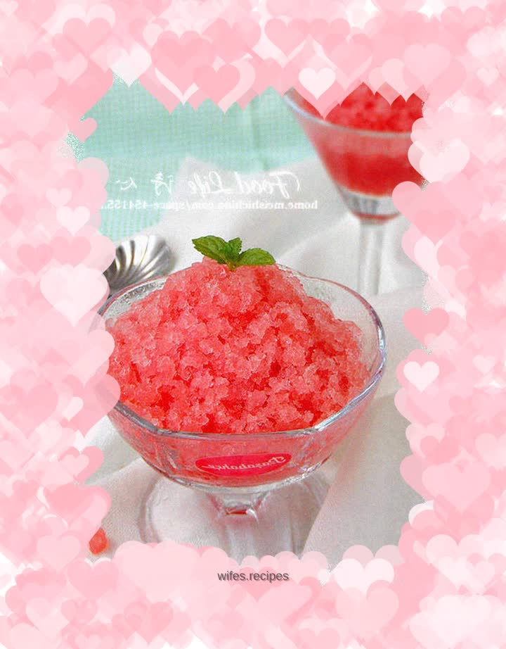 【Watermelon Smoothie】---A must-have ice product in the hot summer