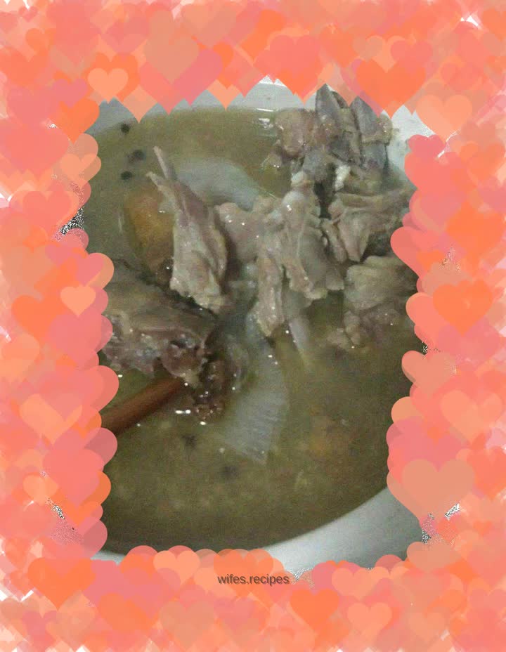 Dabie Mountain winter specialties--stewed lamb chops (Yeji mutton)