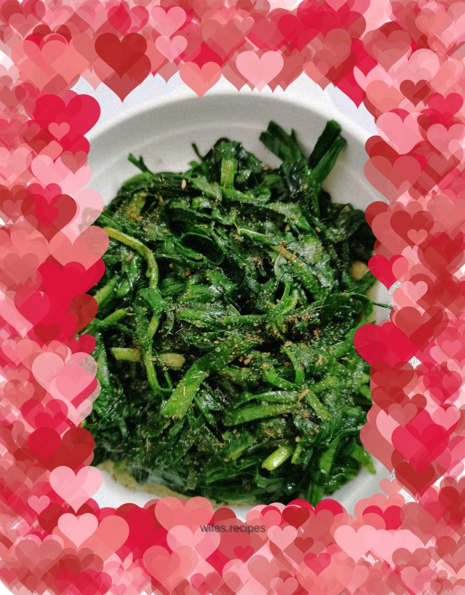 Salt and pepper leeks