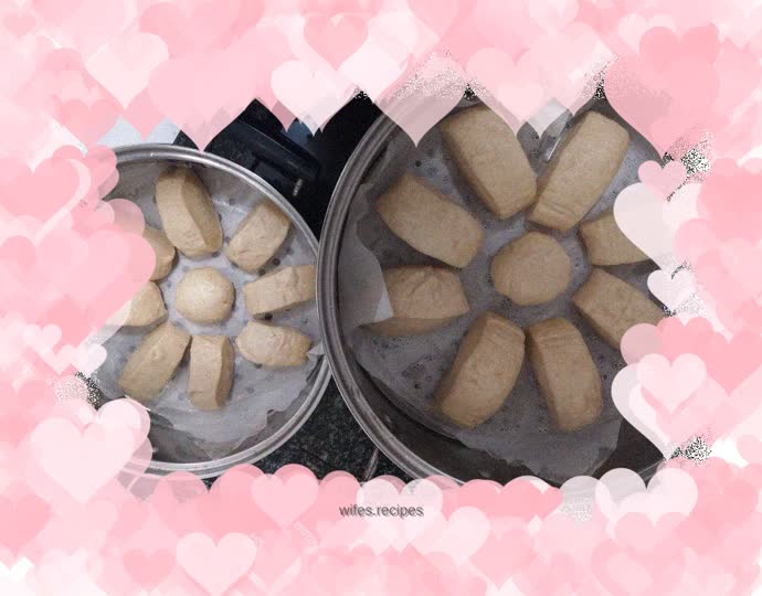 Knife-cut brown sugar steamed buns