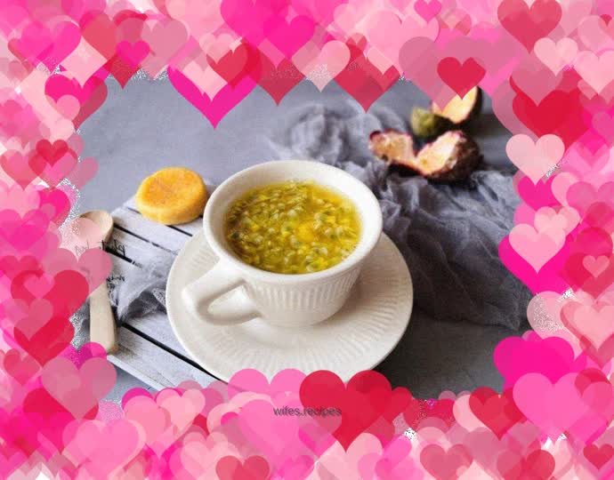 Passion fruit honey water