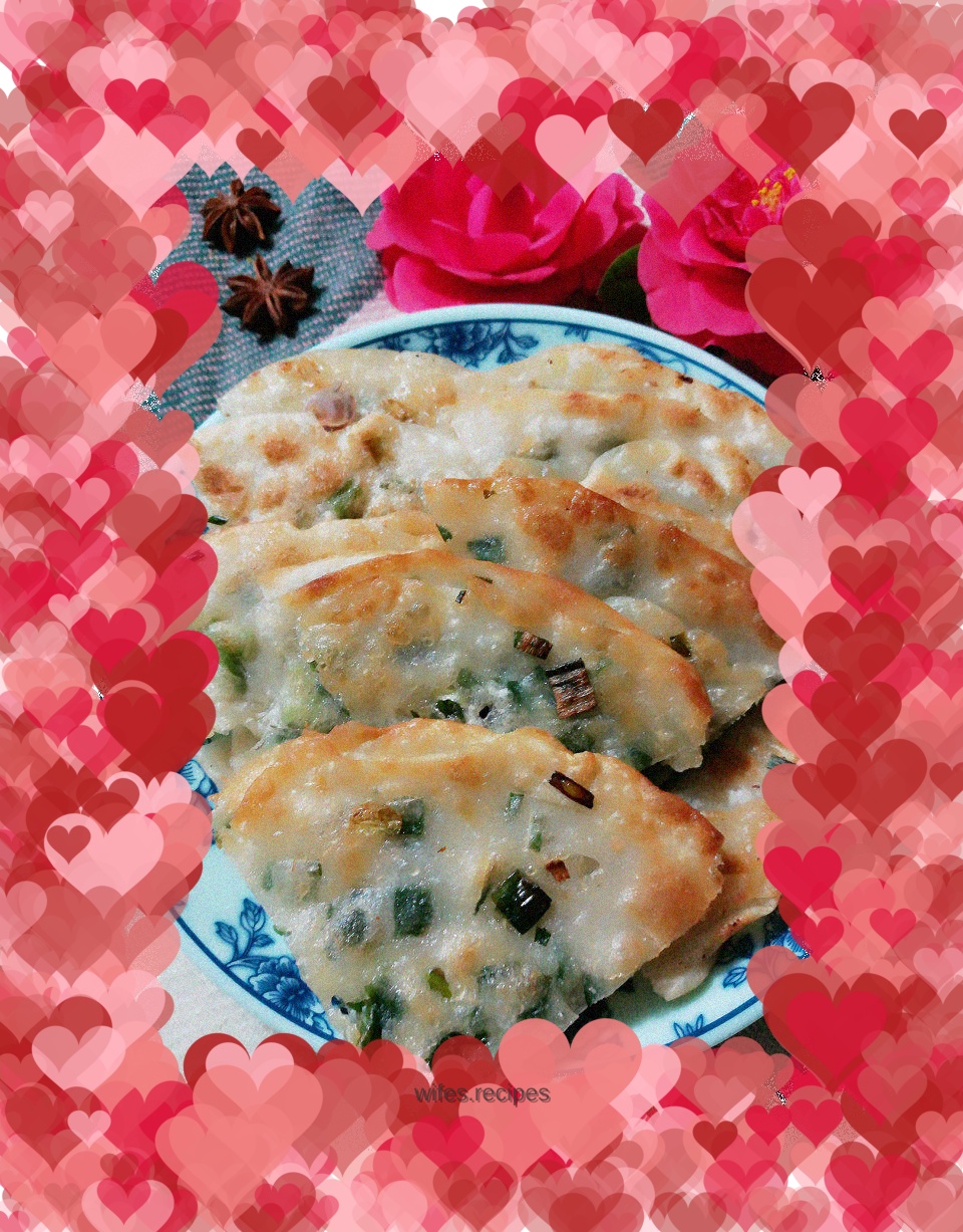 Dumpling skin scallion pancake