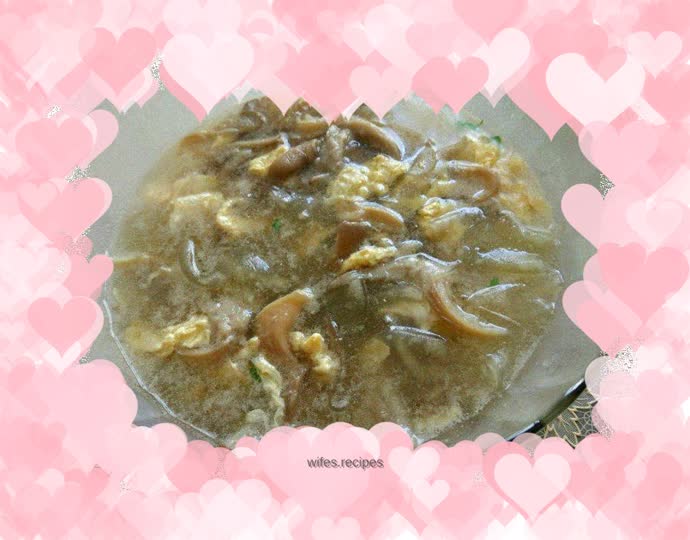 Vermicelli Mushroom Egg Soup