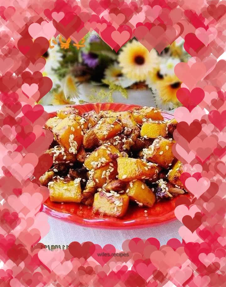 Diced Pumpkin with Nuts