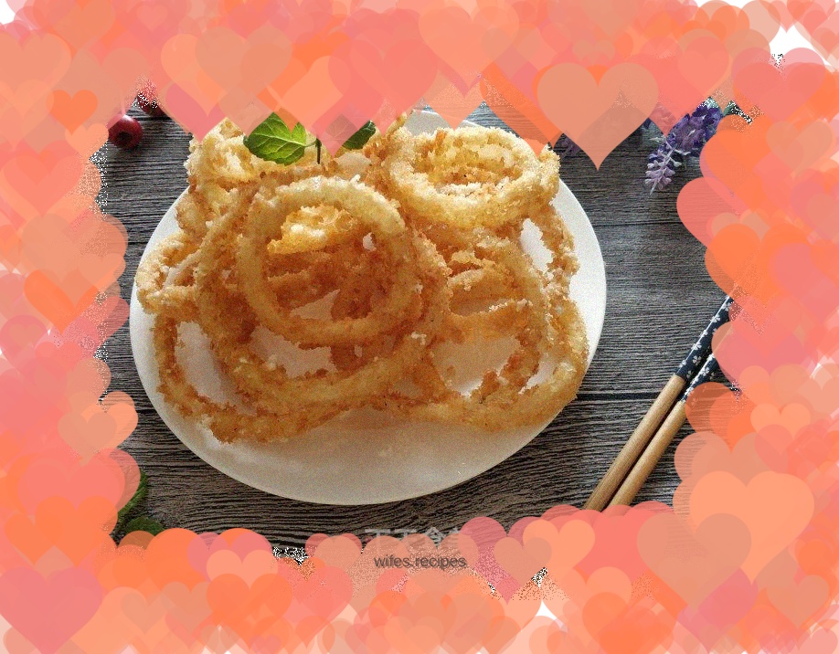 Fried onion rings