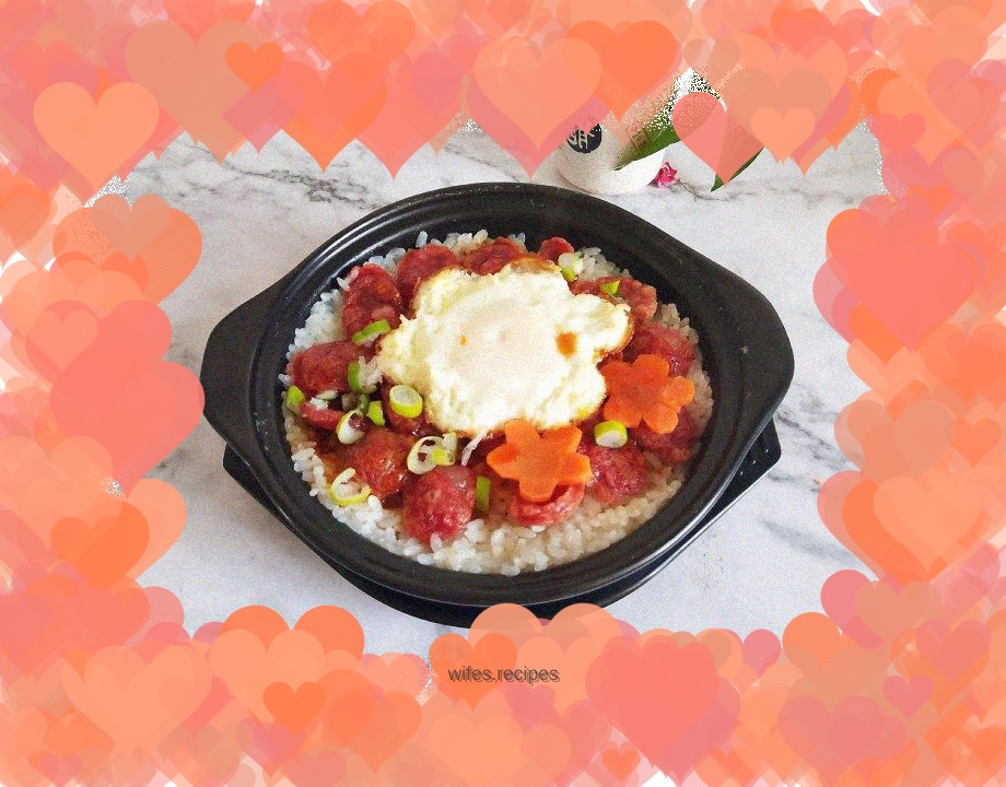 Sausage Claypot Rice