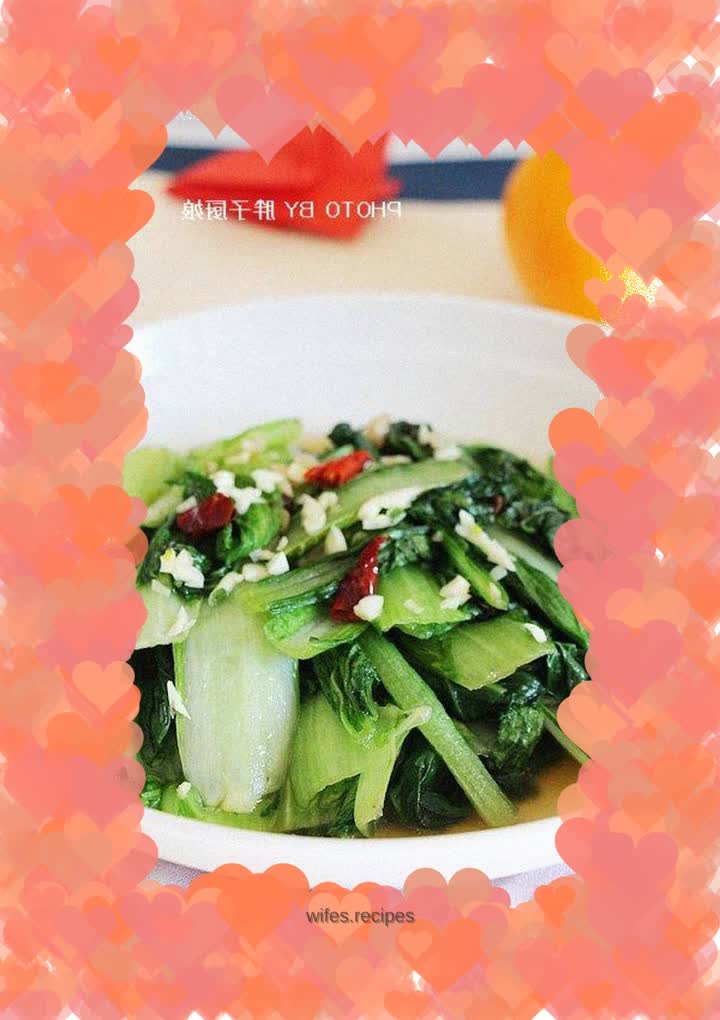 Stir-fried baby cabbage