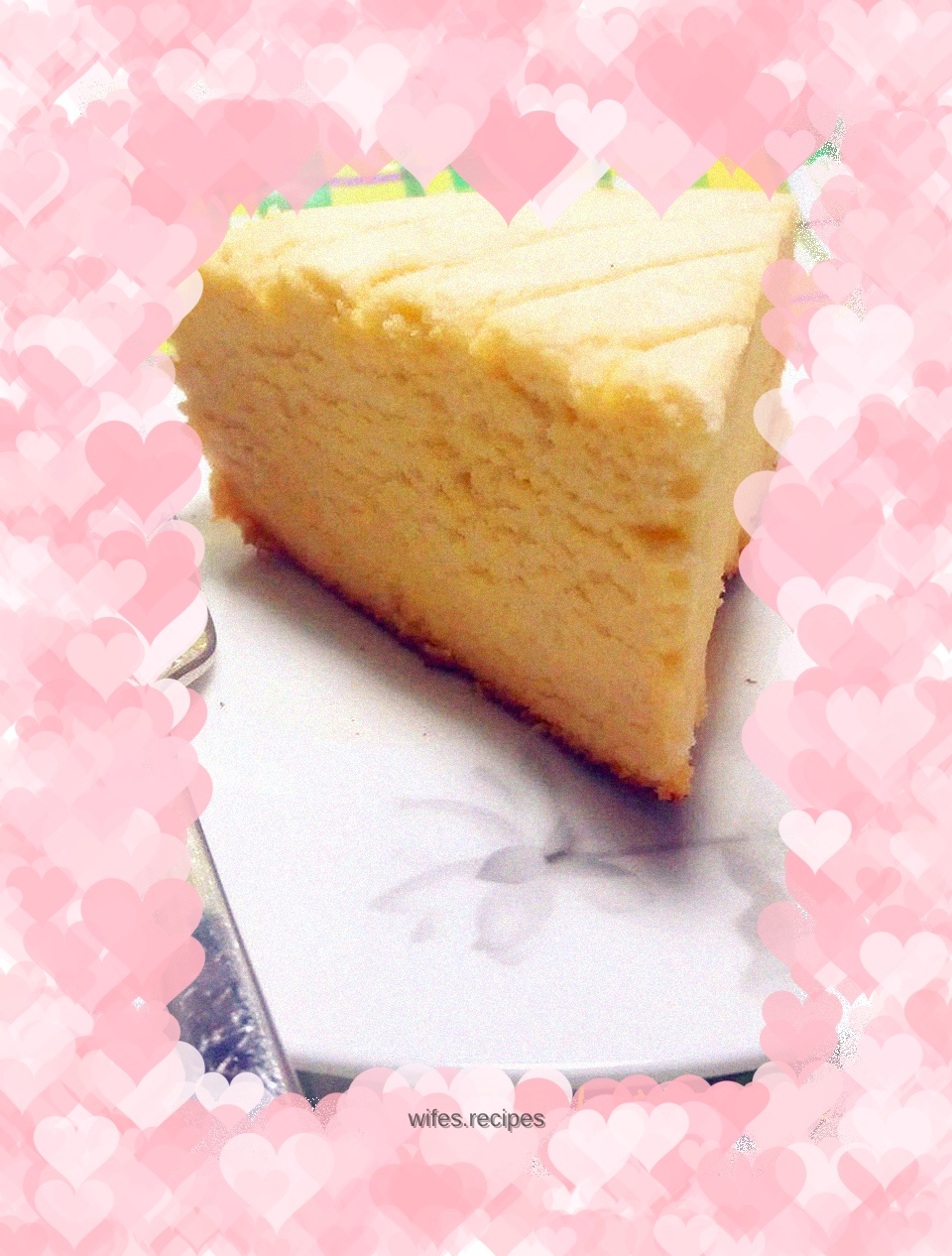 Sour plum chiffon cake