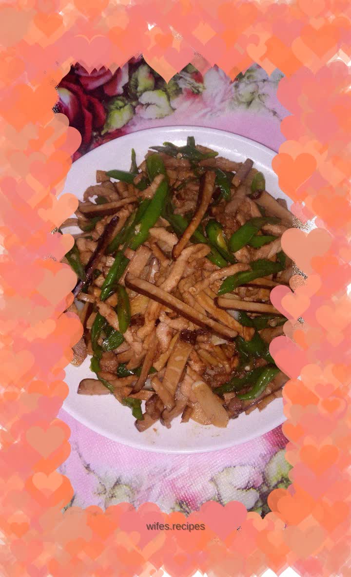 【Shanghai】Dried fried shredded pork with hot pepper and eggs