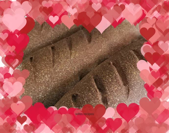 Wheat whole grain baguette