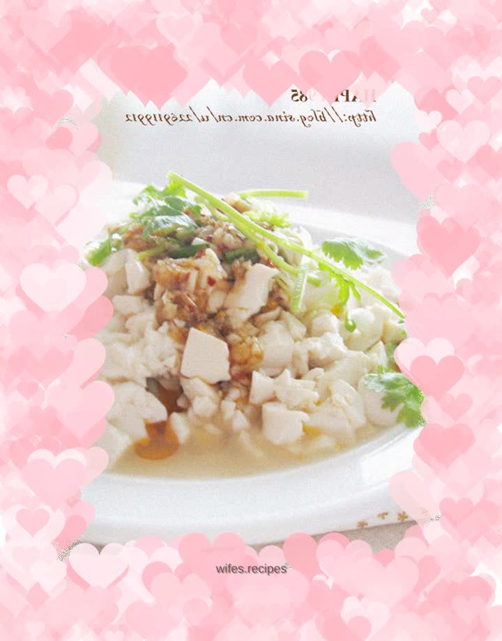 A touch of coolness in summer - cold tofu