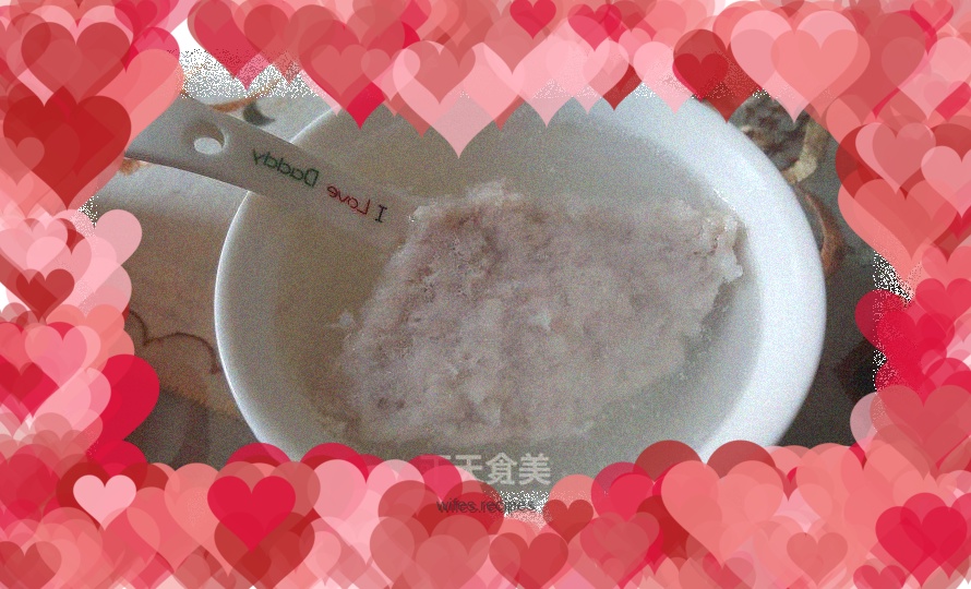 Microwave version of meatloaf soup