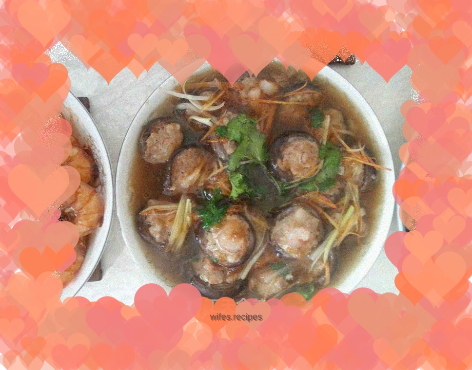 Mushroom box (shrimp stuffed with meat)