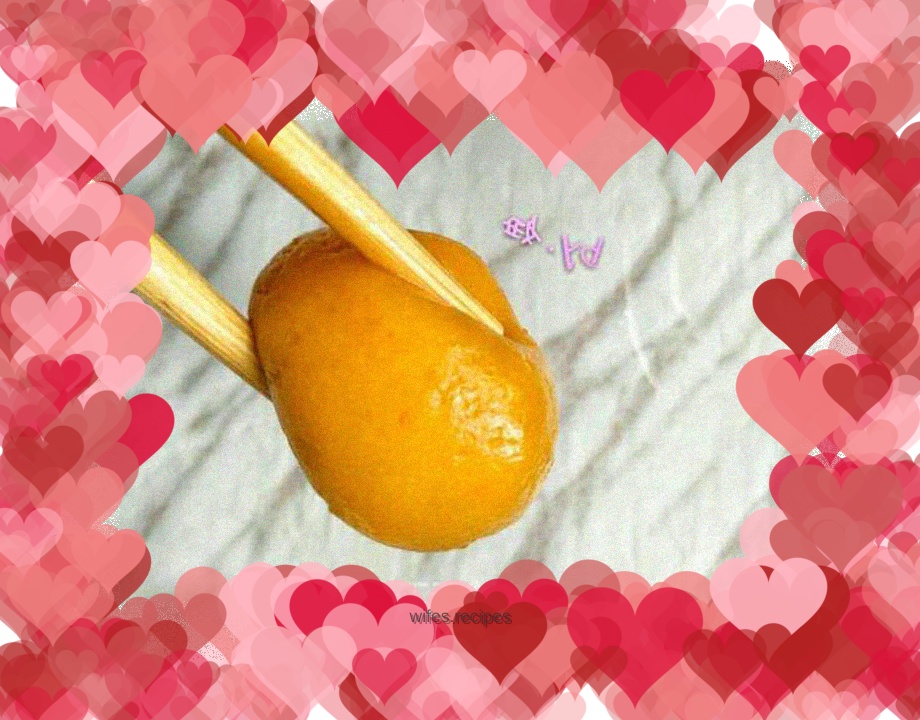 Bomby pumpkin glutinous rice cakes